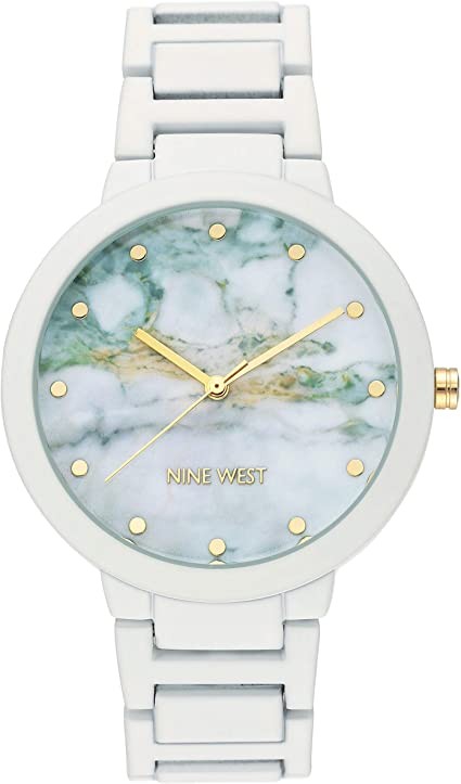 Nine West Women's Rubber Bracelet Watch